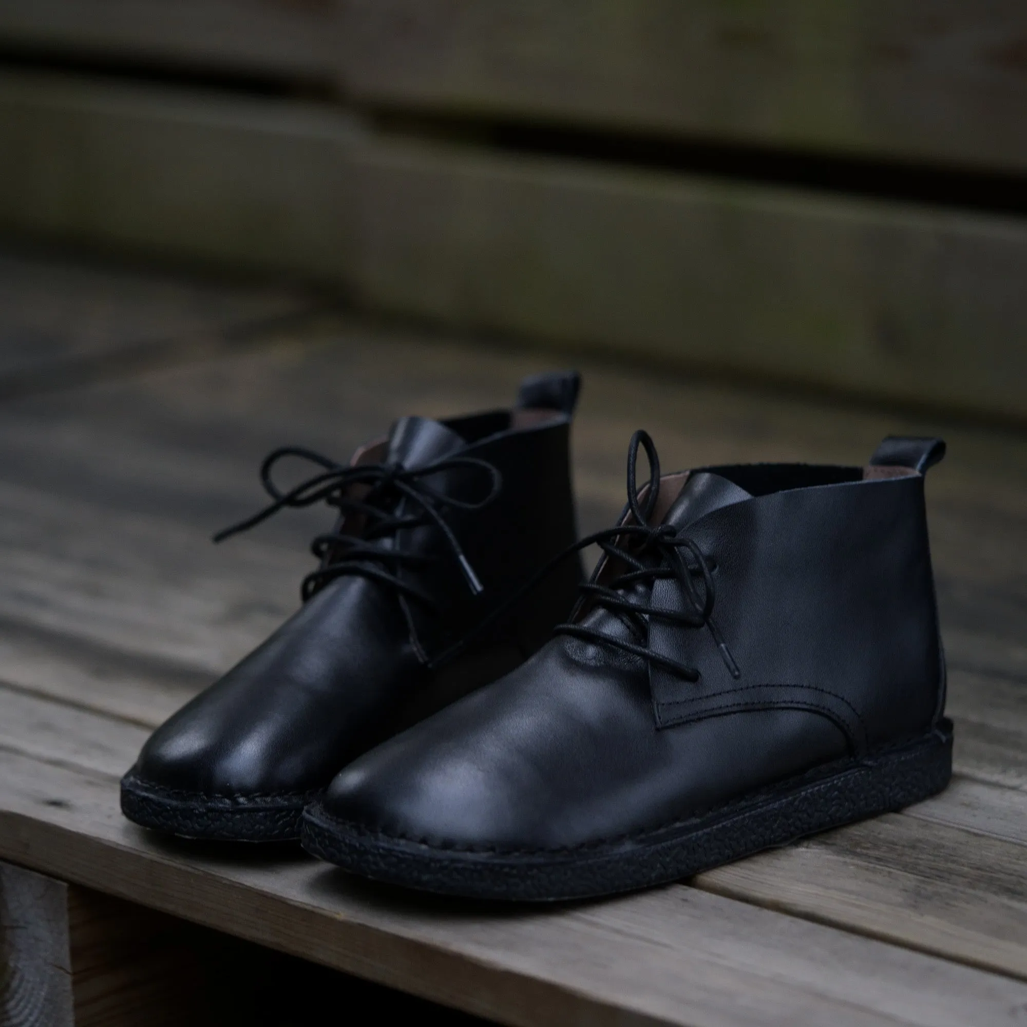 Zero Drop Lace-Up Soft Barefoot Ankle Booties Casual Work Combat Boots Mori Girl Designer Shoes Brush-Off Blanc Oxford