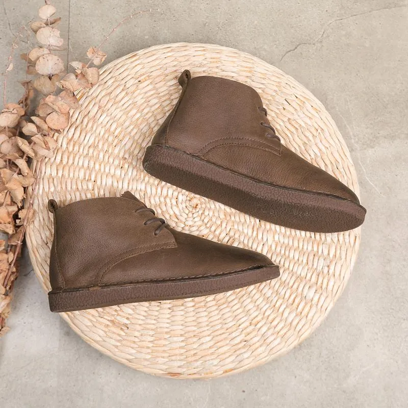 Sparkly Oxfords Zero Drop Lace-Up Soft Barefoot Ankle Booties Casual Work Combat Boots Mori Girl Designer Shoes Brush-Off