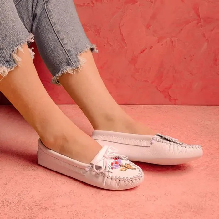 Ziigwan Waabigwan Fur Soft Sole Slippers